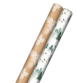 Elegant Evergreens 2-Pack Holiday Wrapping Paper, 150 sq. ft.