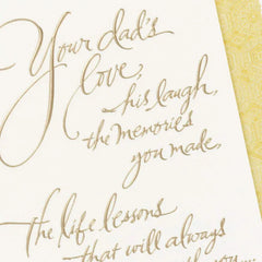 Memories and Stories Sympathy Card for Loss of Dad