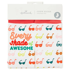 Shades of Awesome Sunglasses Fun Crew Socks
