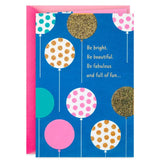 Bright, Beautiful, Fabulous and Fun Birthday Card