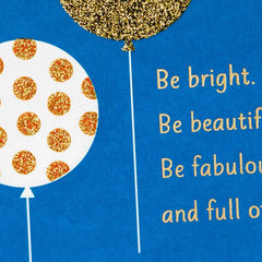 Bright, Beautiful, Fabulous and Fun Birthday Card