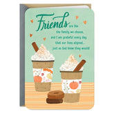 Friends Are Like Family We Choose Religious Thanksgiving Card