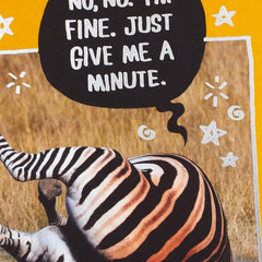 Hope You're Back on Your Feet Soon Funny Get Well Card