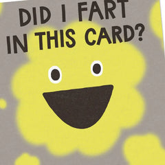 Fart in a Card Funny Birthday Card