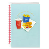 Now Serving Happiness Birthday Card for Kids
