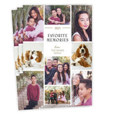 Favorite Memories Photo Collage Flat Holiday Photo Card