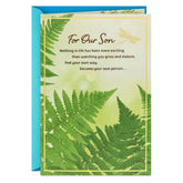 Nothing More Wonderful Than Having You for Our Son Birthday Card