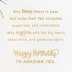 Amazing, Inspiring Woman Birthday Card for Her