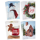 Winter Cheer Assorted Boxed Christmas Cards, Pack of 12