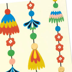 Festive Tassel Garland Blank Card