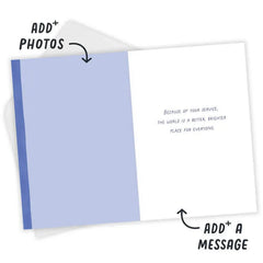 Because of Your Service Custom Military Appreciation Card