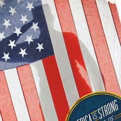 America Is Strong Because of You Veterans Day Card for Her