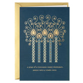 Wish for Happiness Candles Birthday Card