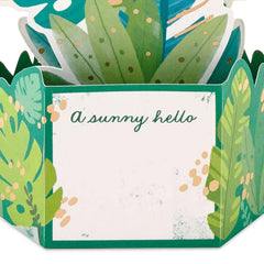 Sunny Hello Flamingo 3D Pop-Up Hello Card