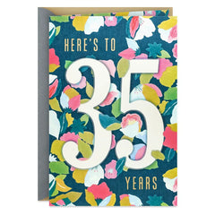 Here's to the Love You Share 35th Anniversary Card
