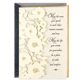 Wishes for Happiness Wedding Card