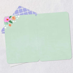 Floral Dove Blank Card