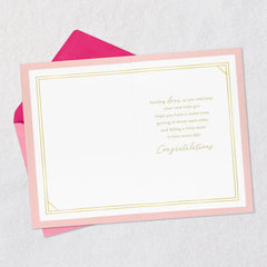 Sending Love as You Welcome Her New Baby Card for Girl
