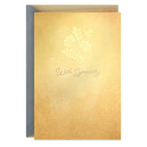 Our Thoughts and Prayers Are With You Sympathy Card