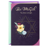 You Shine So Bright Bat Mitzvah Card