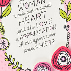 Lucky to Call You Family Birthday Card for Her