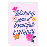 Beautiful Day Wonderful Year Custom Birthday Card