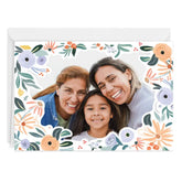 Modern Blooms Frame Custom Mother's Day Card