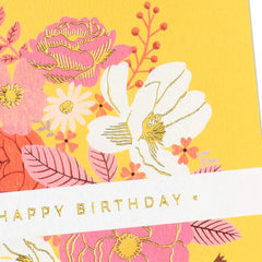 Beautiful Day Flower Bouquet Birthday Card