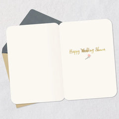 Here's To Love Wedding Shower Card