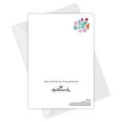 Your Love Floral Heart Custom Love Card