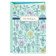 Just Checking In Religious Get Well Card
