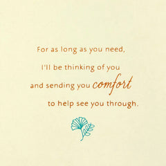 Sending You Comfort Encouragement Card