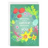 Grateful for You Custom Easter Card