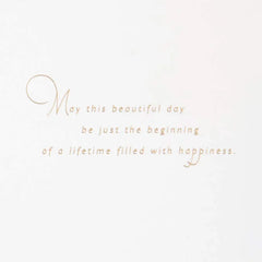 A Lifetime of Happiness Wedding Card
