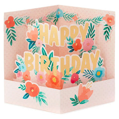 Thankful for You 3D Pop-Up Birthday Card