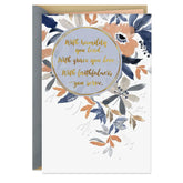 With Humility, Grace and Faithfulness Religious Clergy Appreciation Card for Both