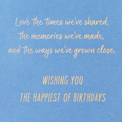 Grateful for You Birthday Card for Like a Daughter