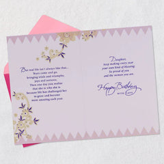 Make Every Year Your Own Kind of Blessing Birthday Card for Daughter