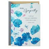 Peace, Comfort and Caring Religious Sympathy Card