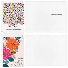 Floral Blessings Assorted All-Occasion Cards, Pack of 16