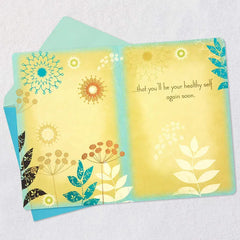 Sending Healing, Happy Thoughts Get Well Card