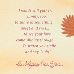 Celebrating Your Love Wedding Card
