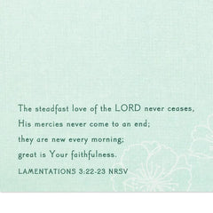Lasting Gifts of a Beautiful Life Religious Sympathy Card