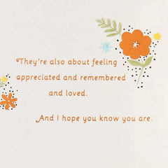 You're Loved and Appreciated Birthday Card for Mom