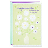 You're a Special Part of Our Family Birthday Card for Daughter-in-Law