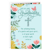 A Special Day to Celebrate All the Good Things Religious Confirmation Card for Granddaughter