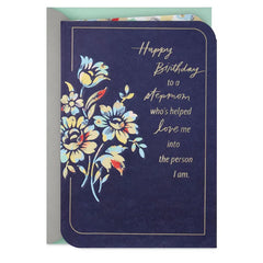 Thanks for Adding Extra Love to My Life Birthday Card for Stepmom