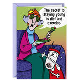Maxineâ„¢ Secret to Staying Young Funny Birthday Card