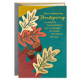 Thankful For You Fall Leaves Thanksgiving Card