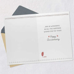 Bright, Warm and Wonderful Anniversary Card for Couple